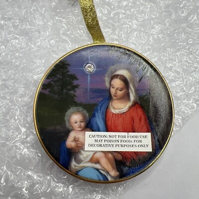 NUEVO Vintage Avon Estrella de Belén Belén Mini Plato Adorno de Navidad 1998 Foto 1 de 4