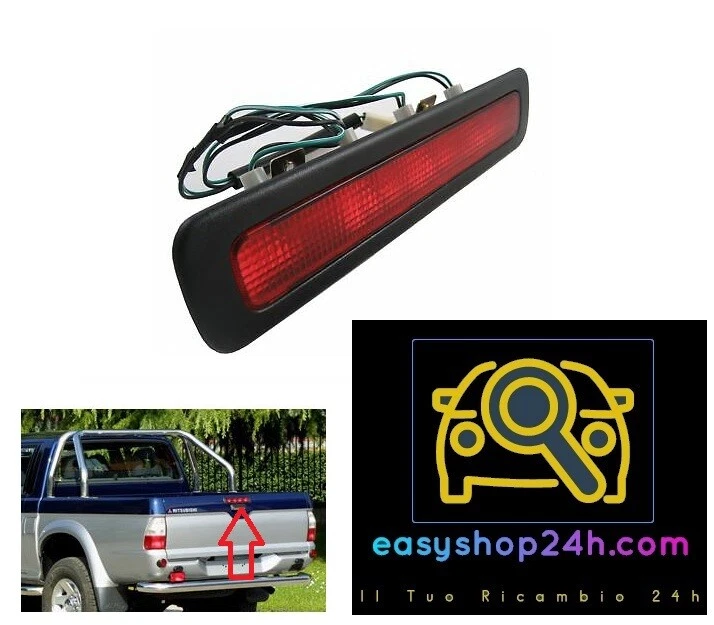 Feu Troisième Arriere Pour Mitsubishi L200 96-05 Phare Stop Frein Lumiere Neuf - Imagen 1 de 1