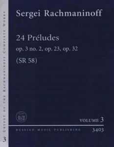 24 Preludes Op. 3 No. 2 Op. 23 Op. 32 Sheet Music Urtext Rachmaninoff 000280534 - Picture 1 of 1