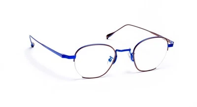 jf rey eyeglass frames JF2917 9525 BROWN / ELECTRIC BLUE 45-23 - Image 1 of 2
