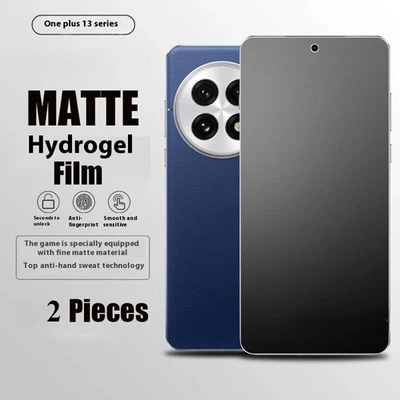 2PCS AG Matte Hydrogel Film For OnePlus 13 12 11 TPU Soft Screen Protector - Image 1 of 4