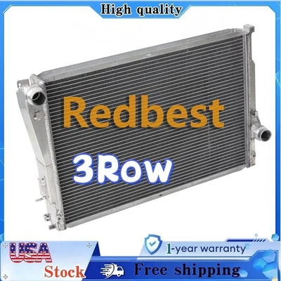 2627 3Row Aluminum Radiator For 1999-2006 BMW 323i 325i 330i M3 E46 2.5L 3.0L l6 - Image 1 of 4