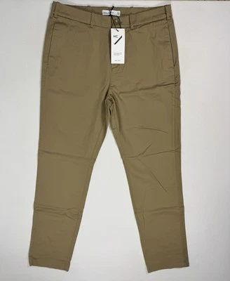 Hill City Mens 34x32 Everyday Pant Chino Athletic Fit Brown Stretch NWT Casual - Image 1 of 4