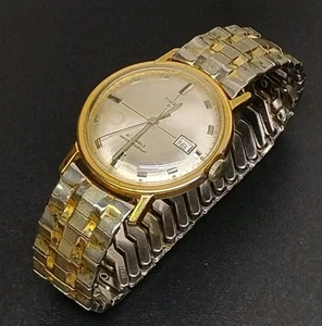 Reloj automático Timex 21J Prestige Marlin 1969 para hombre con esfera de punto de mira y fecha - Imagen 1 de 17