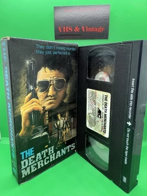 The Death Merchants VHS 1975 Hardy Kruger , Jason Robards 70s Action RARE OOP - Image 1 of 4