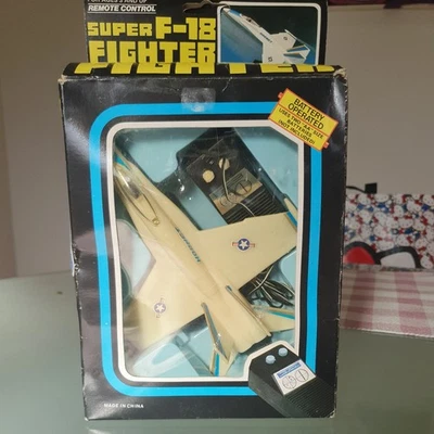 Vintage Super F-18 Fighter Remote Control - Image 1 of 4
