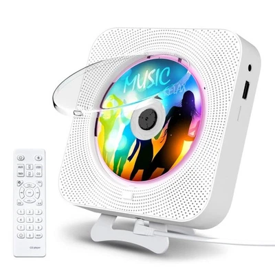 Tragbarer CD-Player mit Bluetooth und USB-C Vielseitig HiFi Lautsprechern - Bild 1 von 4