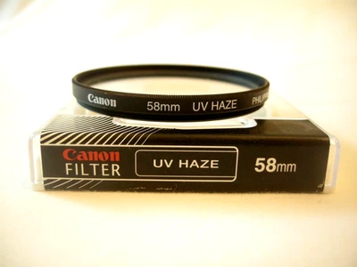 Canon 52mm UV Haze filter in Case - Image 1 of 3