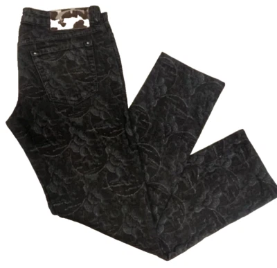Jeans ROBERTO CAVALLI JUST CAVALLI  nero e argento - Size 28 - Imagen 1 de 4