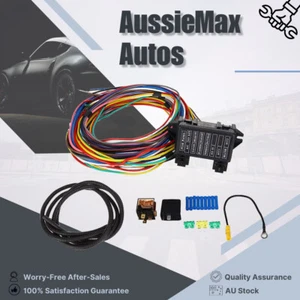 Car Street Hot Rod XL Wires 114.2 12V Universal 12 Circuit Wiring Harness Muscle - Picture 1 of 10