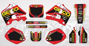 5157 MOTOCROSS GRAPHIC DECAL STICKER FOR HONDA CR125 1991-1992 CR250 1990-1991 - Picture 1 of 1