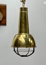 Hanging Cargo Victorian Style Original Brass Polish Japan Monster Pendant Light