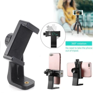 Universal Smartphone Phone Stand Tripod Adapter Holder Mount For iPhone Samsung - Picture 1 of 8