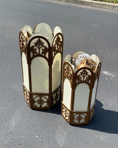 Vintage Church Large Pendant Light. gothic design Cover