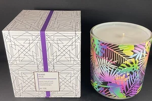 NEW Miami Vice Candle Palm Beach 14 Oz. 90 Hour Burn Time With Box Tropical Frt - Picture 1 of 8