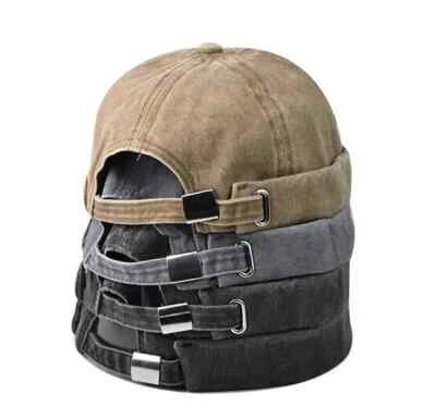 Dockercap Seemannsmütze Warme Mütze Basecap ohne Schirm Baseballkappe - Bild 1 von 4