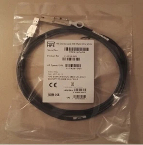Cable externo HP HYB MSAS HD a MSAS 2M Cable 691973-003 716191-B21 717429-001 - Imagen 1 de 5