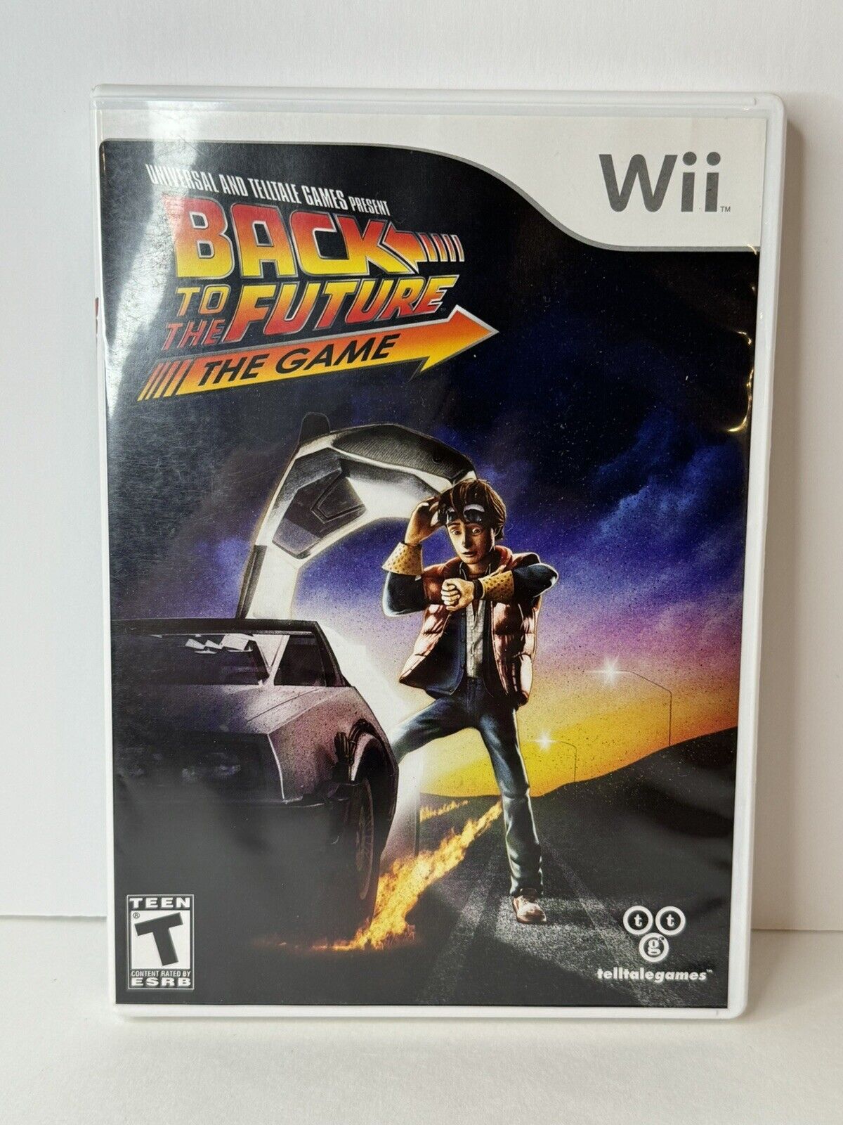 Back To The Future The Game Wii Game Case And Manual Tested Complete