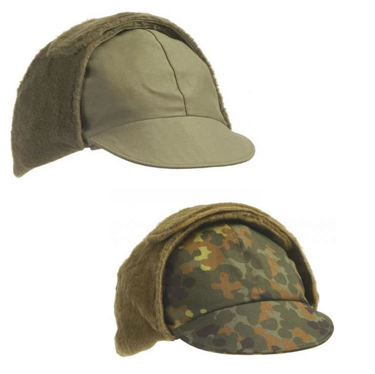 BW Wintermütze – Bewährtes Modell, oliv oder Flecktarn, mit Ohrenschutz & Webpel - Bild 1 von 1