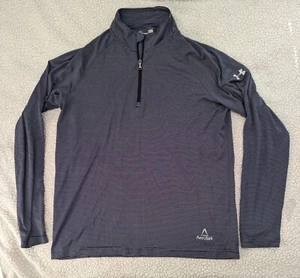 Under Armour HeatGear Loose Mock Neck Man's Size Large Gray Pullover Jacket - Picture 1 of 5