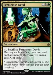 MRM ENGLISH Action Pernicieuse - Pernicious Deed MTG magic M25 - Imagen 1 de 1