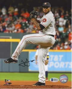 Josh James Autographed Houston Astros 8x10 Photo Witness Beckett - Picture 1 of 3