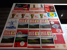 Bobby Charlton Testimonial & Bundle 1960s Manchester United Programmes Man Utd