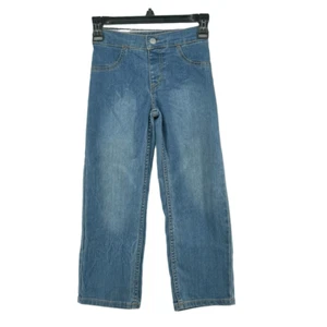 Levi’s Girl’s Medium Wash Pull-On Straight Leg Denim Jean Pants Size 7 - Picture 1 of 15