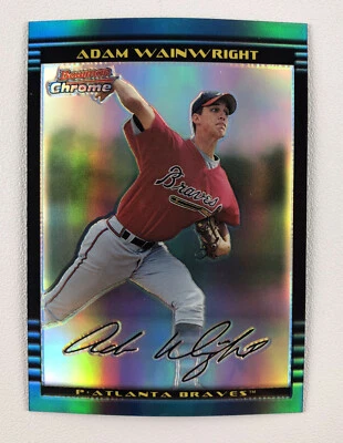 Adam Wainwright 2002 Bowman cromo #233 refractor - #352/500 - Cardinals Foto 1 de 2