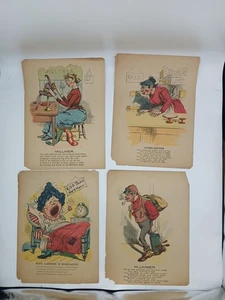 4 Aceto San Valentino Mulino, Custode del Negozio, Pigrizia, Idraulico metà 1800 - Foto 1 di 5