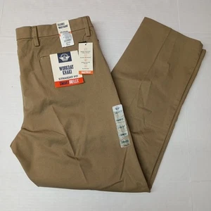 Pantalon Dockers Workday Khakis coupe droite homme 38x32 marron stretch Smart Flex - Photo 1/9