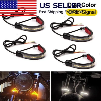 4 tiras de luces traseras LED para Ducati Harley-Davidson Honda Suzuki Yamaha... Foto 1 de 4