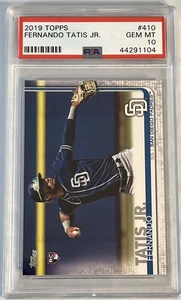 Fernando Tatis Jr. RC Rookie 2019 Topps #410 PSA 10 Gem Mint - Bild 1 von 4