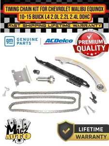 Timing Chain Kit For Chevrolet Malibu Equinox 10-15 Buick L4 2.0L 2.2L 2.4L DOHC - Picture 1 of 1