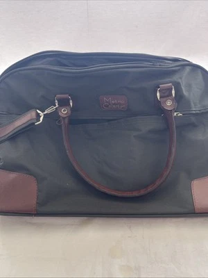 Metro Collection 行李旅行袋皮革拉链随身行李美式 — 第 1/4 张图片