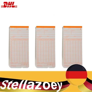 Stempelkarten Stechkarten 186 mm * 117 mm 250 Stück Wöchentliche Karte DHL NEU - Bild 1 von 1