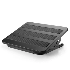 Elecom ELECOM Footrest Steel Stepless Adjustment Black PCA-FR01BK 827 - Picture 1 of 5