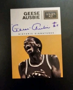 2014 Panini Golden age Geese Ausbie Historic Signatures autograph auto - Picture 1 of 2