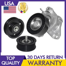 Mercedes Benz Belt Tensioner 2 Idler pulleys set 2720270 1419 1019 Drive Belt
