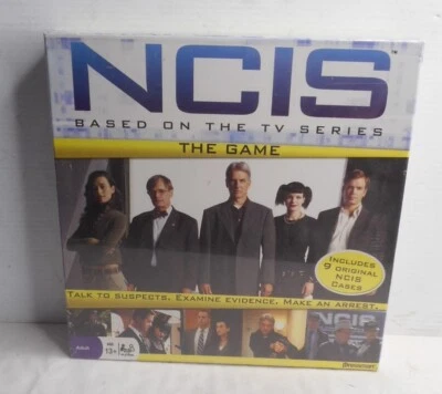 NCIS Based on the TV Series The Game Incudes 9  original NCIS  Cases NEW Sealed - Image 1 of 3