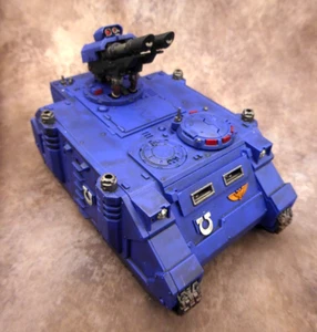 Warhammer 40k Space Marines Ultramarines Razorback Lascannon Well Painted - Bild 1 von 4