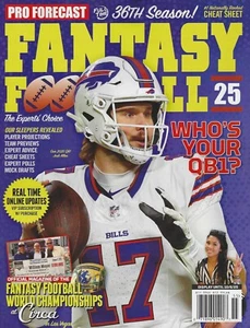 Pro Forecast Fantasy Football 2025 Bill's Cover - Imagen 1 de 1