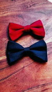 Clip On Bow Tie Lot 2 - Picture 1 of 4