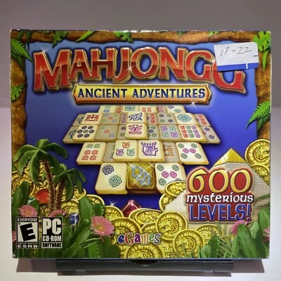 Mahjongg: Ancient Adventures PC Windows  Brand New Factory Sealed Free Shipping - Image 1 of 4