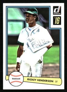 Rickey Henderson 2016 Donruss #D82-47  Baseball Card