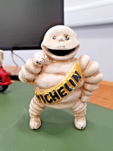 Michelin Man Cast Iron Figure with Open Mouth - Picture 1 of 4