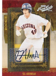 2008 Prime Cuts Baseball Card #145 T.J. Steele AU/249