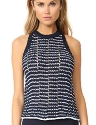 Rag & Bone Daniela Cable Knit Tank / Top / Sweater $295 Size Small - Image 1 of 4