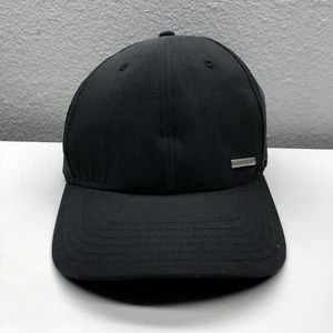 Quiksilver Baseball Cap Black Mens OSFM Adjustable Perforated - Picture 1 of 8