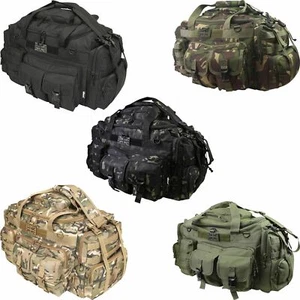 Kombat UK Saxon Tactical Army Military Camouflage Holdall Molle Bag Rucksack 65L - Picture 1 of 6